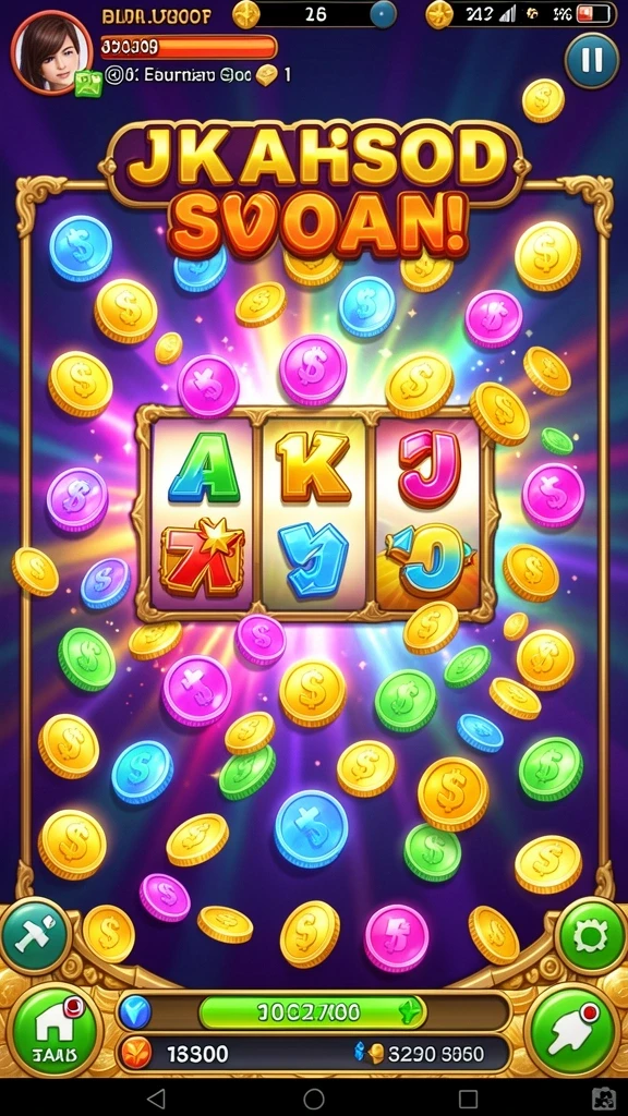 Visual menakjubkan yang menggambarkan dunia game.