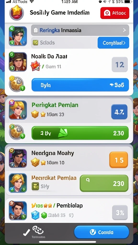 Tampilan awal yang menarik dan memikat.