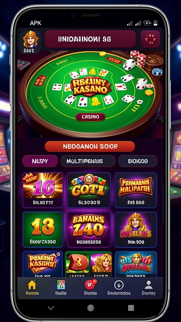 Tampilan utama aplikasi B8VIP yang atraktif.