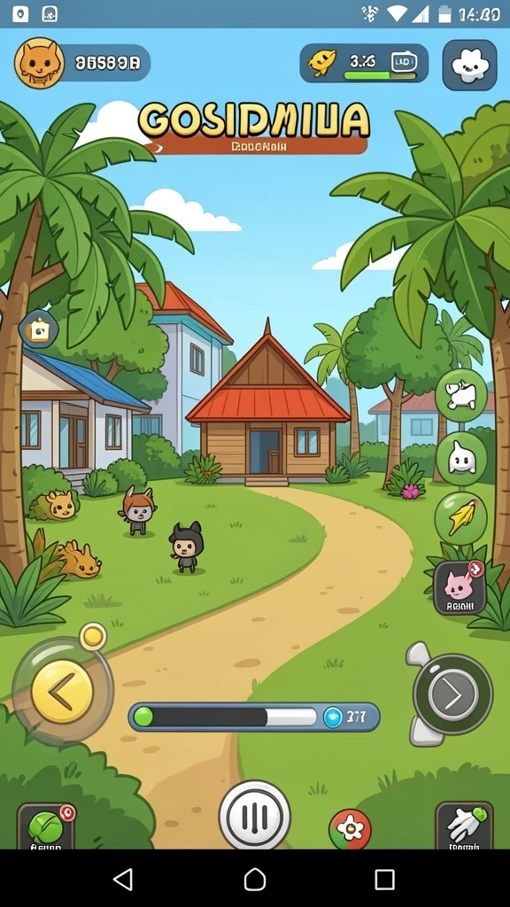 Level permainan yang bervariasi dan menantang.