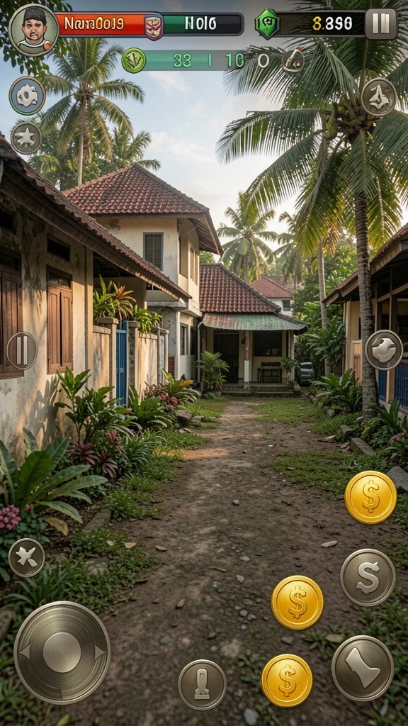 Tampilan awal yang menarik dengan menu interaktif.