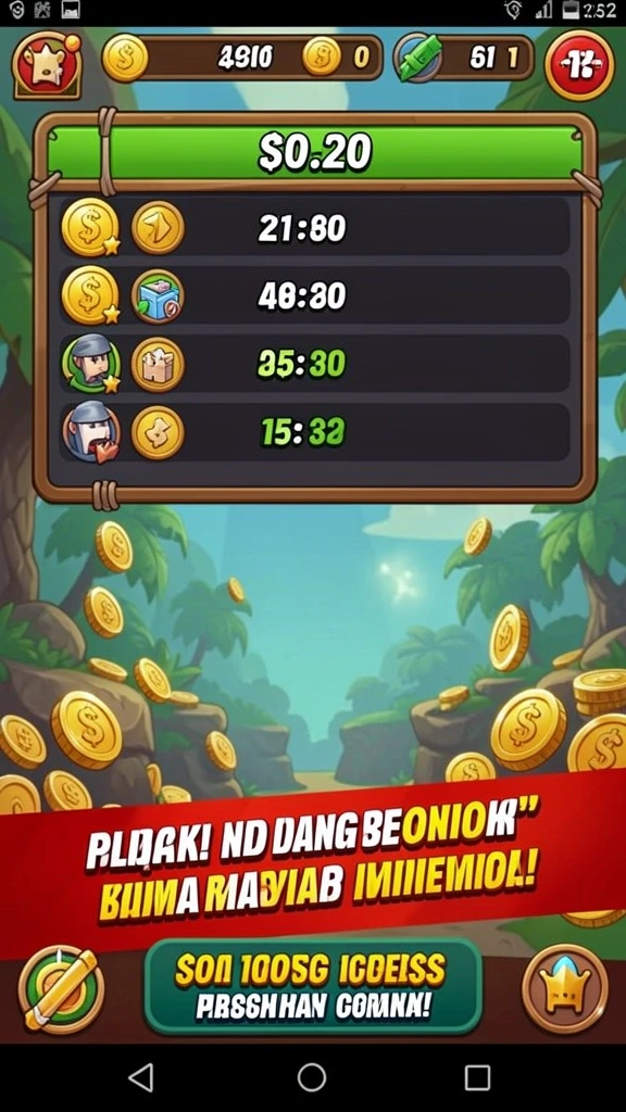 Fitur leaderboard untuk kompetisi antar teman.
