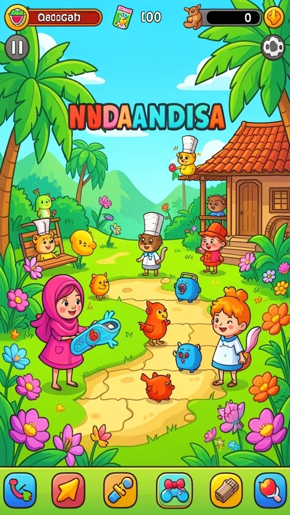 Antarmuka pengguna yang menarik dan interaktif.