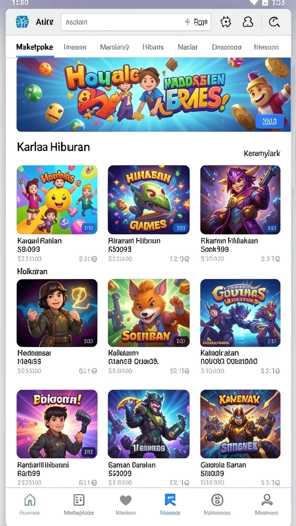 Grafis berkualitas tinggi memberikan pengalaman bermain yang mendebarkan.