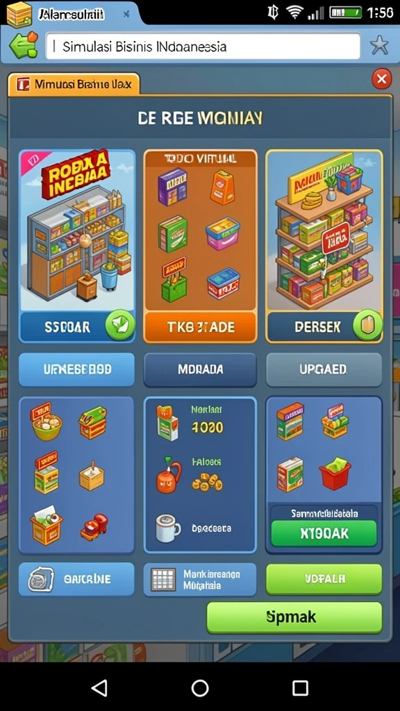 Berbagai mode permainan yang menantang dan seru.