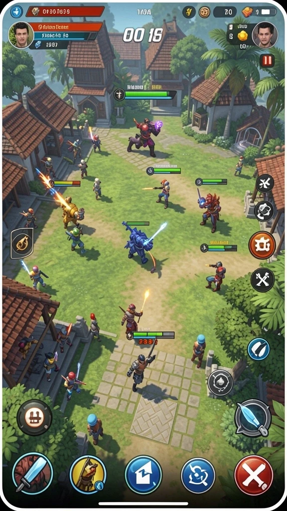 Fitur multiplayer yang memungkinkan bermain bersama teman.