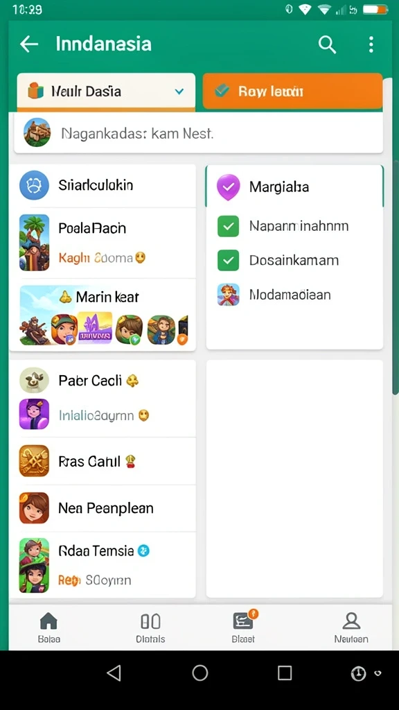 Grafis yang memukau menyuguhkan pengalaman bermain yang seru.
