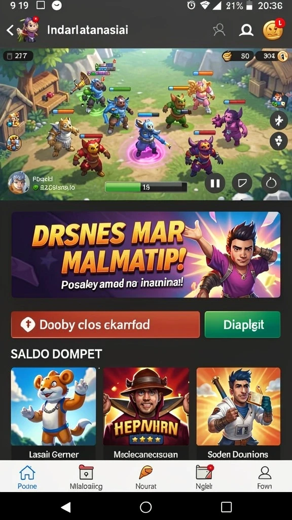 Tampilan slot dengan grafis menawan.