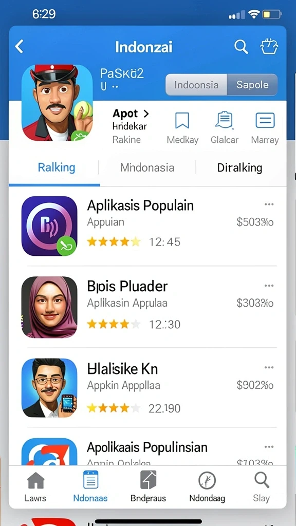 Tampilan antarmuka yang mudah dipahami dan navigasi yang intuitif.