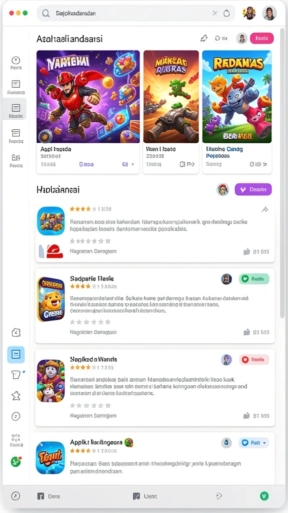 Tampilan menarik dari permainan slot pertama.
