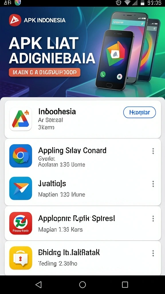 Menu utama dengan pilihan permainan yang beragam.