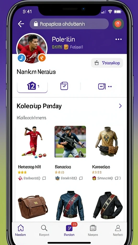 Tangkapan layar karakter dengan desain menawan.