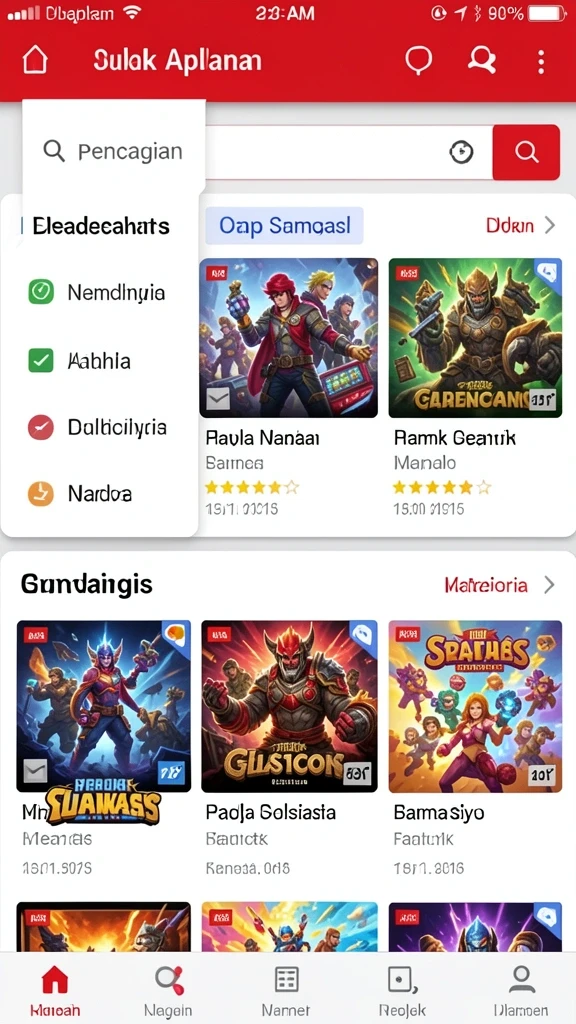 Tampilan antarmuka yang ramah pengguna.