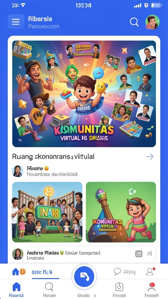 Tangkapan layar menampilkan karakter lucu dalam aksi.