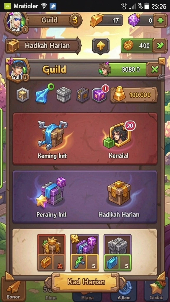 Pengalaman bermain yang seru di berbagai level.