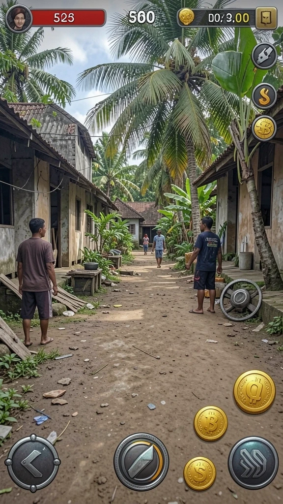 Aksi seru dalam gameplay yang mendebarkan.