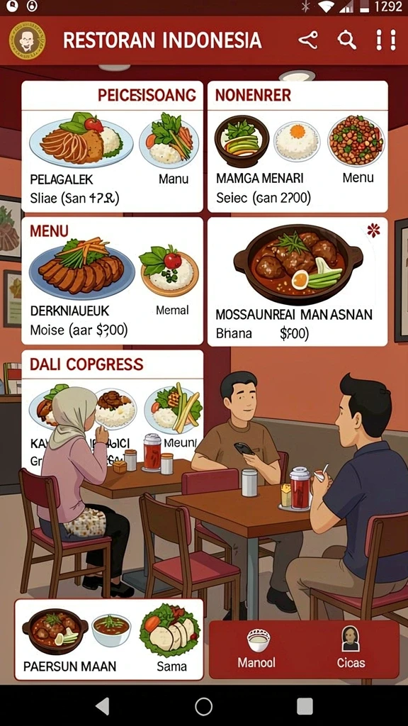 Tampilan antarmuka yang menarik dan mudah digunakan.