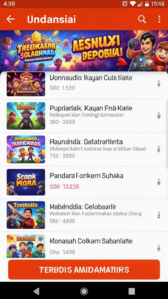 Tampilan antarmuka yang sederhana dan user-friendly.