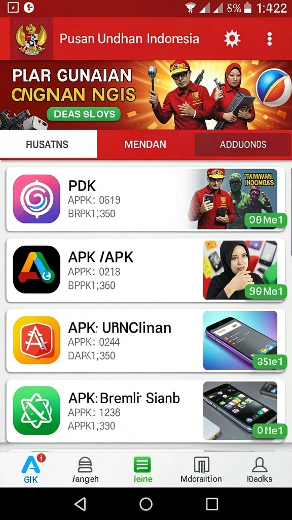 Ilustrasi pembangunan kerajaan yang mendetail dalam RAJACUAN.
