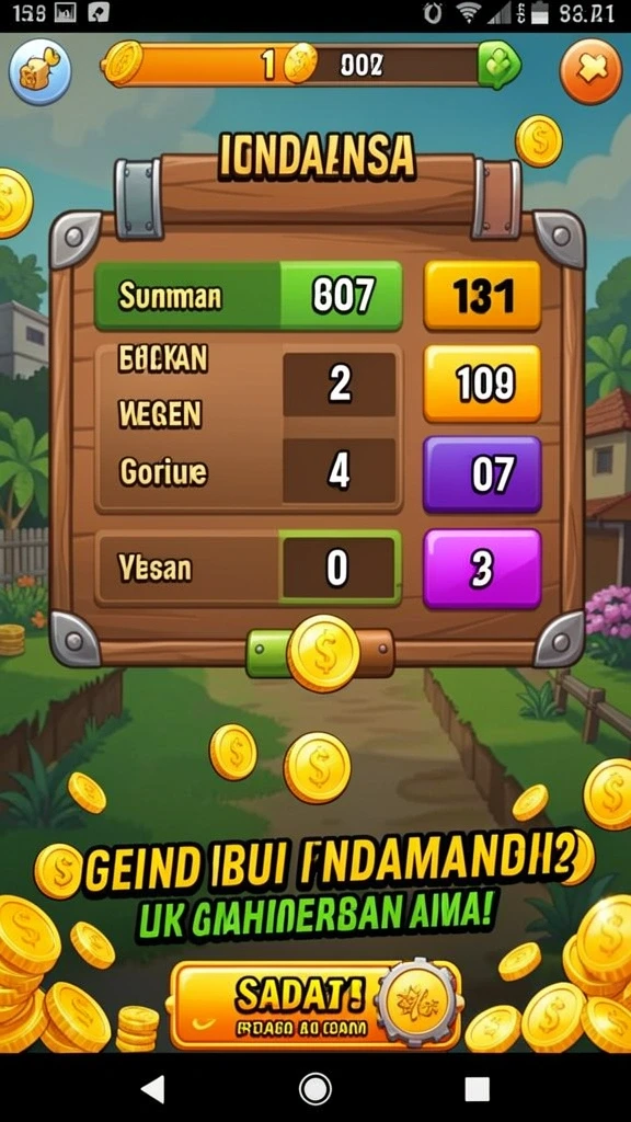Tampilan awal yang menarik dan ramah pengguna.