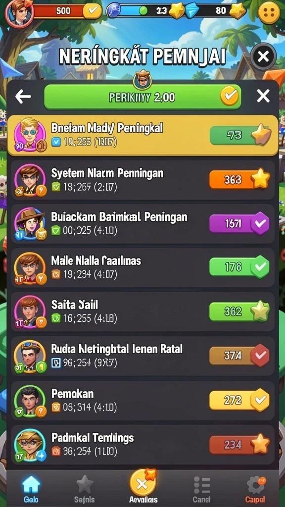 Tampilan antarmuka utama yang menarik dan mudah dinavigasi.
