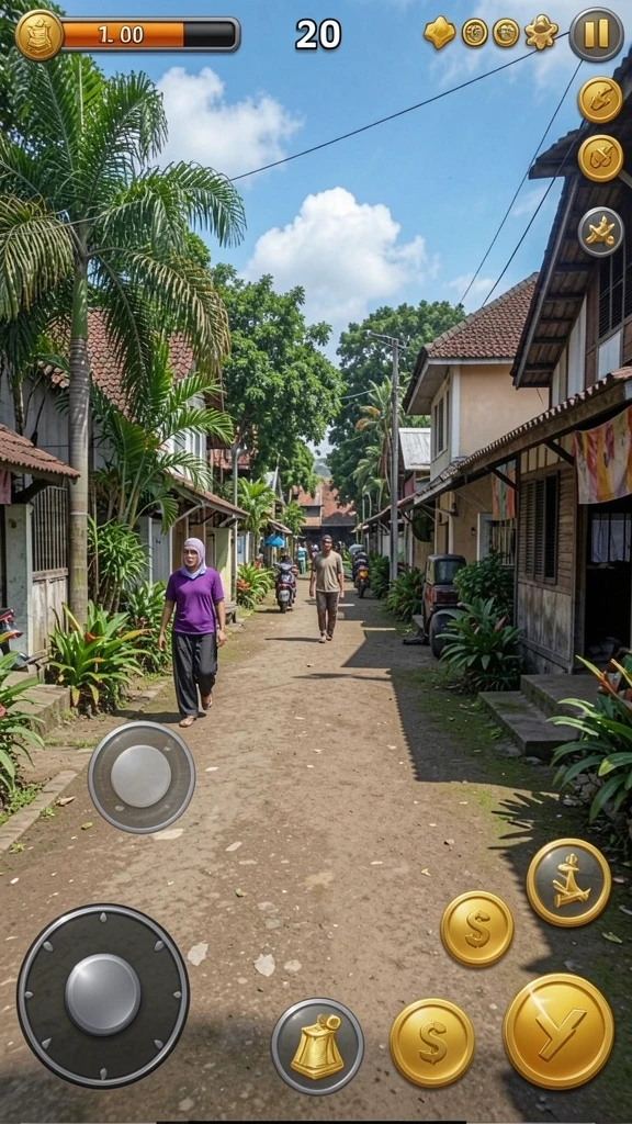 Grafis yang memukau dan detail yang menawan.