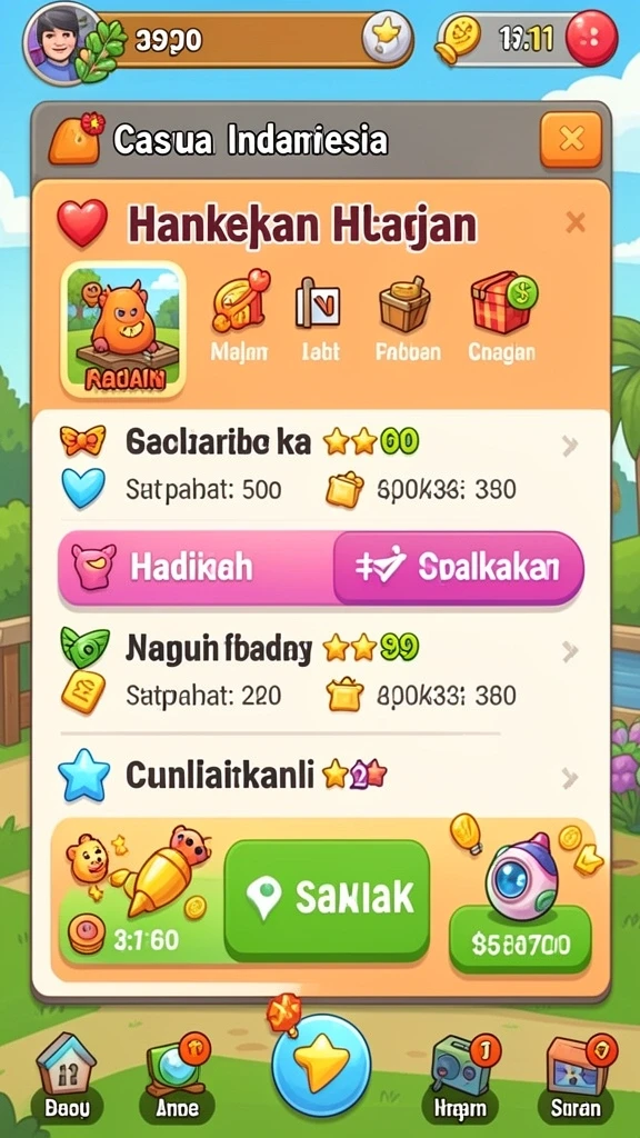 Bonus menarik setiap hari untuk pengguna setia.