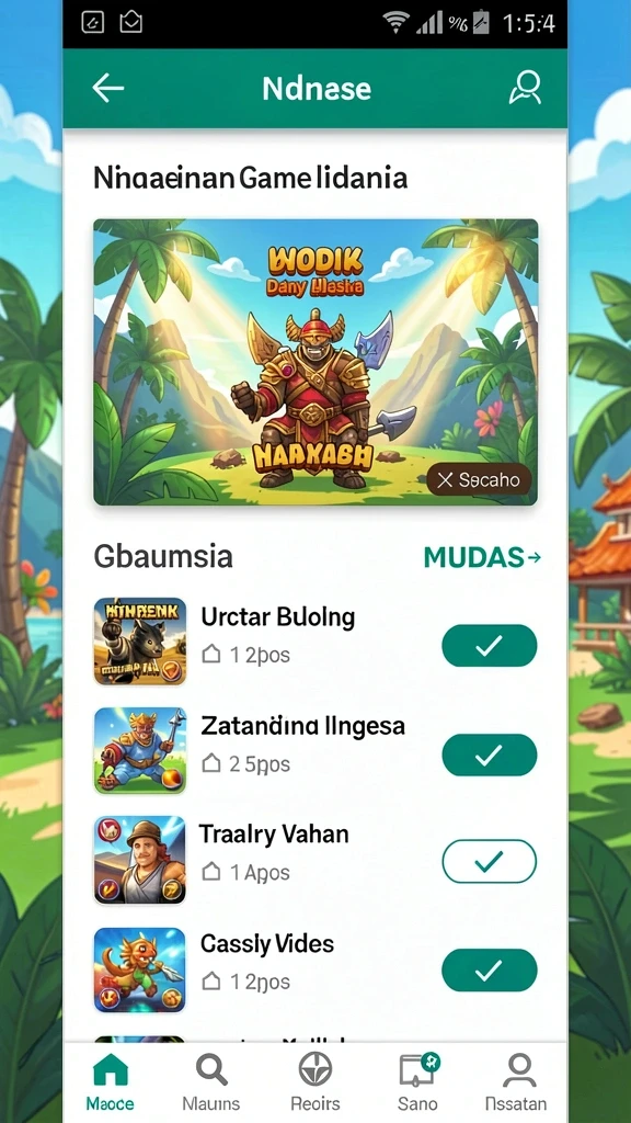 Karakter karakter yang beragam dan menarik.