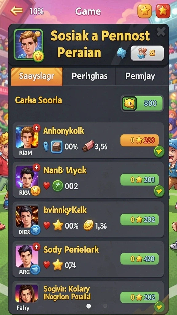 Beragam pilihan permainan slot yang tersedia.
