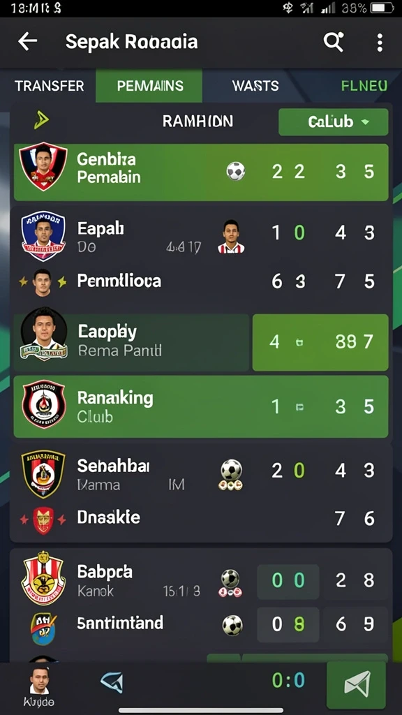 Berbagai karakter unik untuk dipilih.
