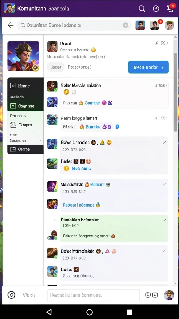 Tampilan permainan slot yang memukau dan berwarna-warni.