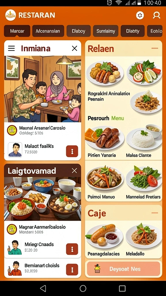 Antarmuka yang ramah pengguna dan menarik.